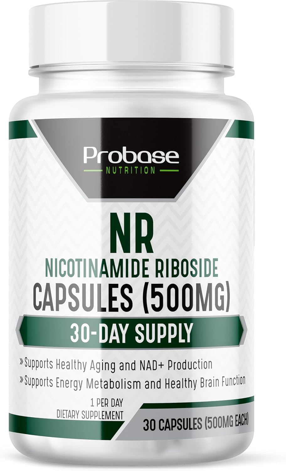 Probase Nicotinamide Riboside bottle front highlighting energy support