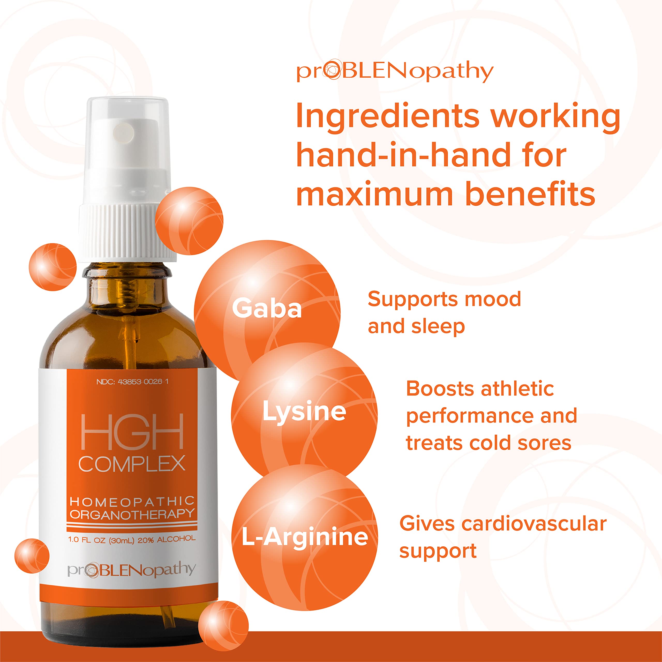 ProBLENopathy HGH spray dosing morning and evening for a consistent daily routine.
