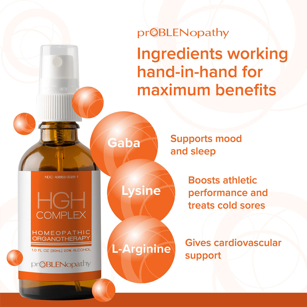 ProBLENopathy HGH spray dosing morning and evening for a consistent daily routine.