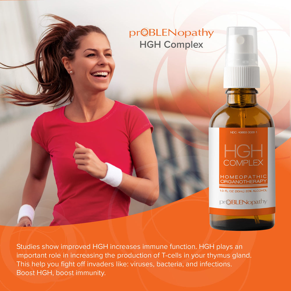 ProBLENopathy HGH spray label closeup showing quality and USA manufacturing.