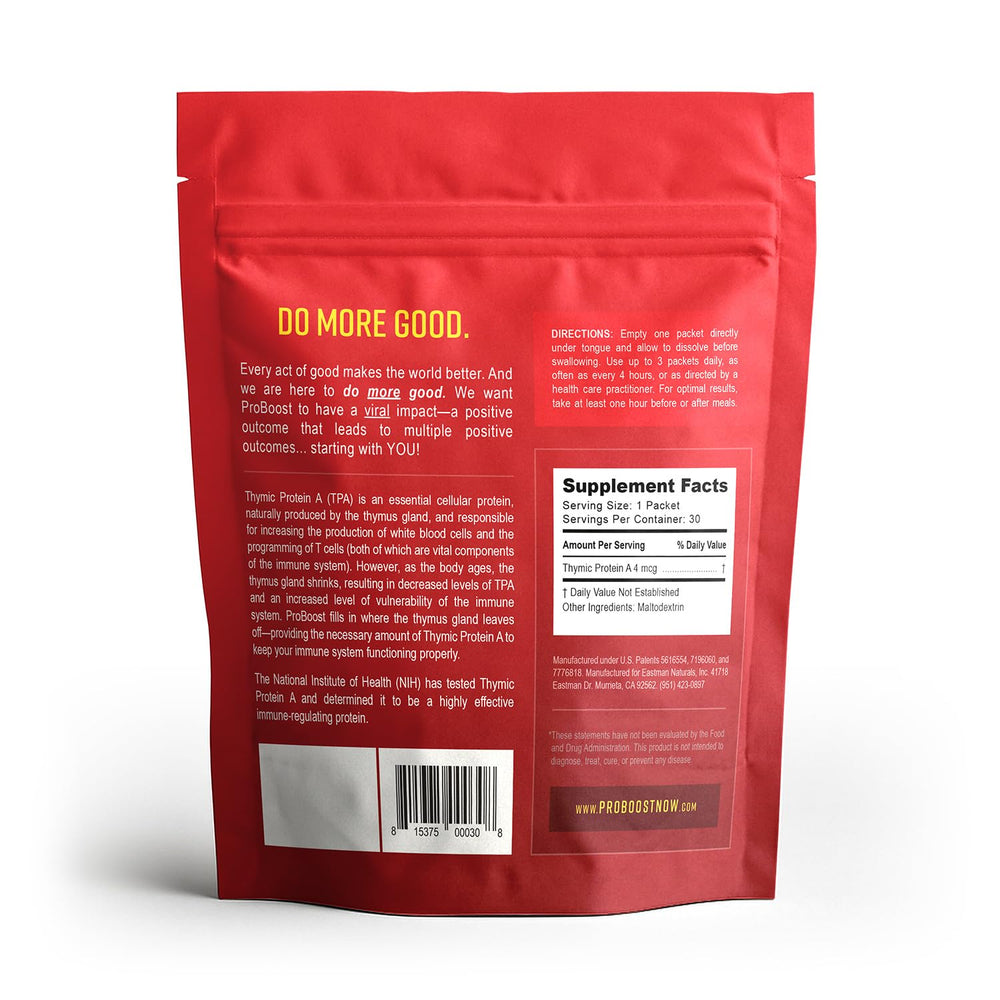 ProBoost Thymic Protein A 30-pack collection for routine use