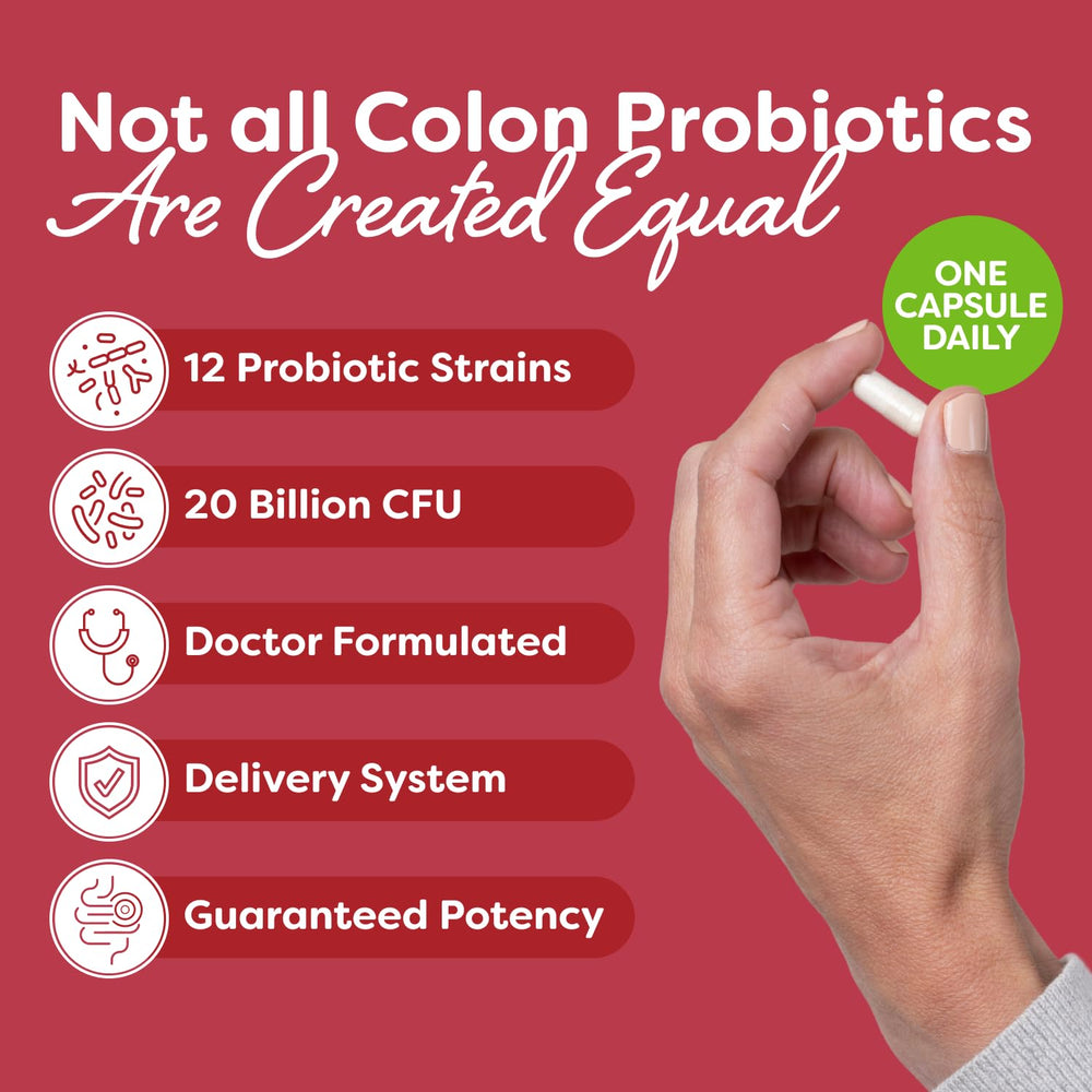 Probulin colon support capsules close-up highlighting capsule texture and daily wellness potential.