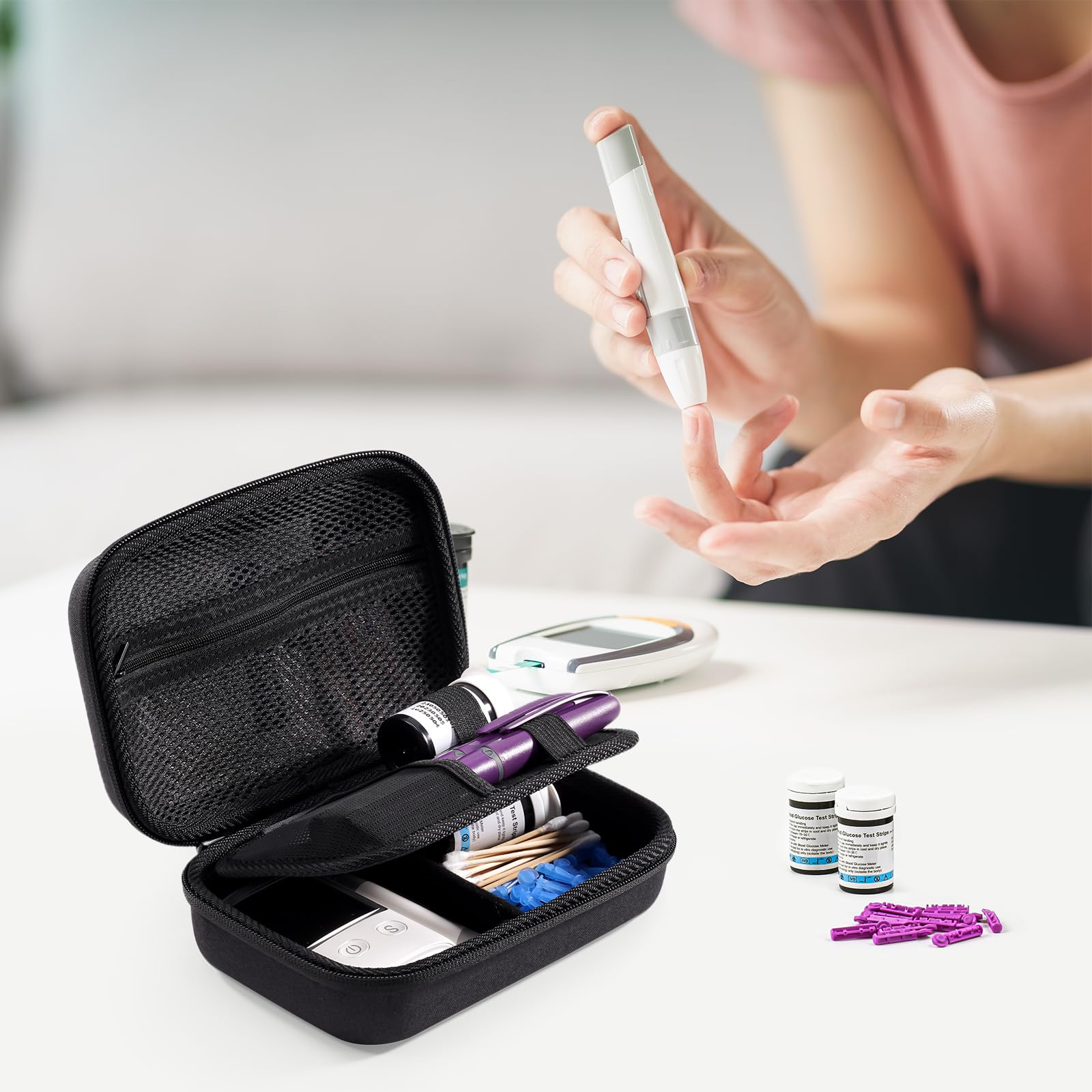 ProCase comfortable carrying handle shot underlines portability on backpack trips