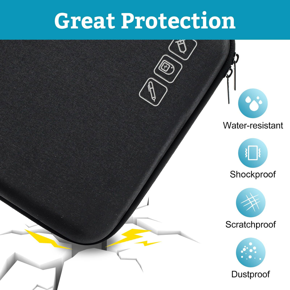 ProCase water-resistant design keeps contents dry in damp conditions.