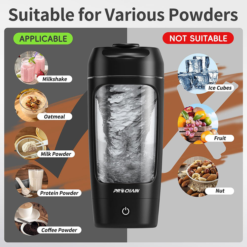 PROCHAIN USB-rechargeable battery powers 30+ blends per charge