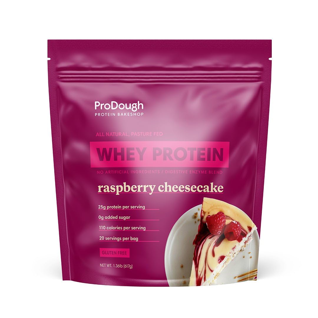 ProDough Raspberry Cheesecake bag highlights gourmet flavor for shakes
