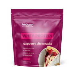ProDough Raspberry Cheesecake bag highlights gourmet flavor for shakes