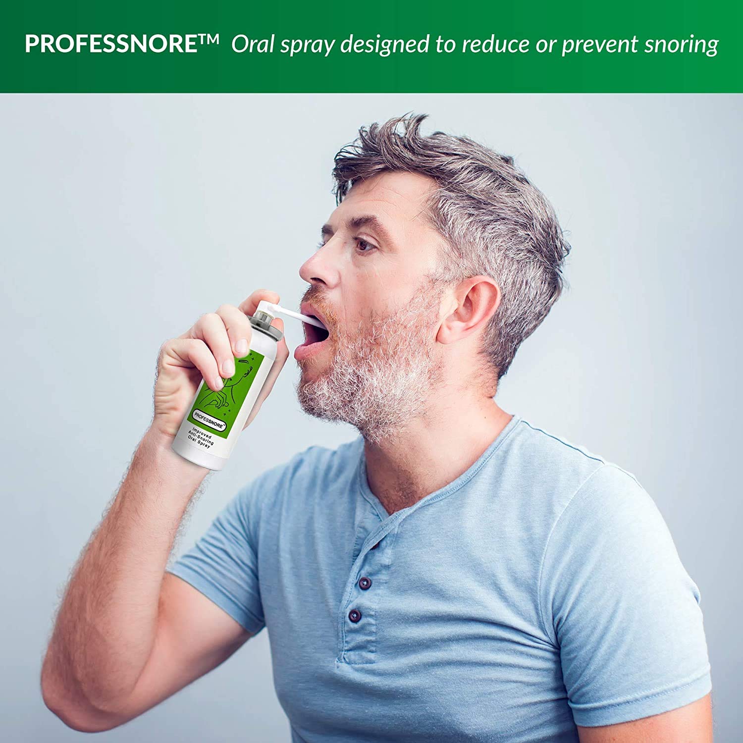 Professnore mint breath refresh flavor illustrated for fresh mornings after use.