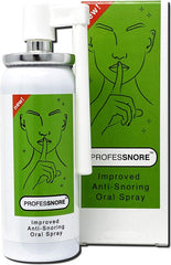 Professnore snore solution bottle shown for quick, non-invasive night relief.