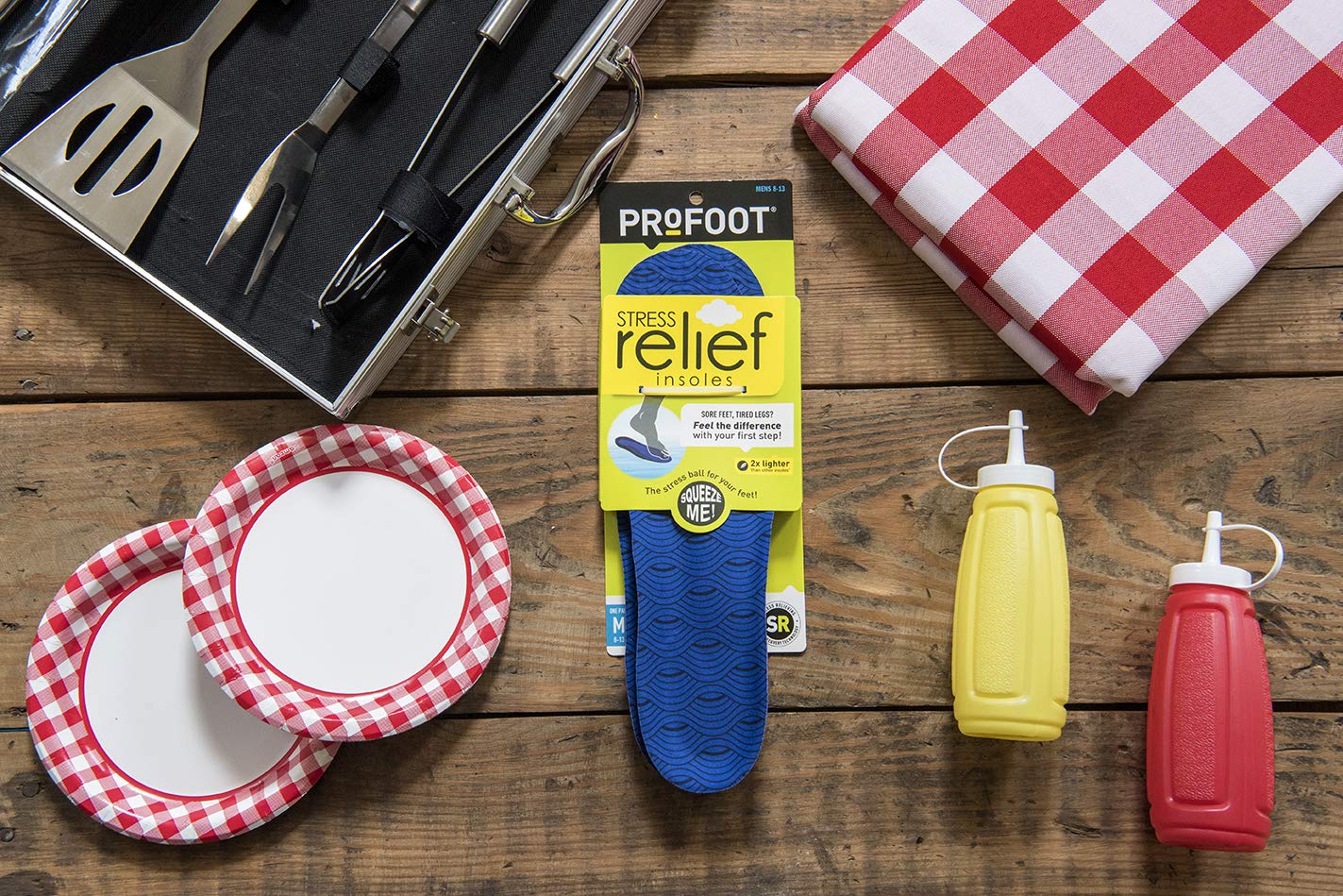 Profoot Stress Relief Insole close-up foam reveals pressure-relieving technology