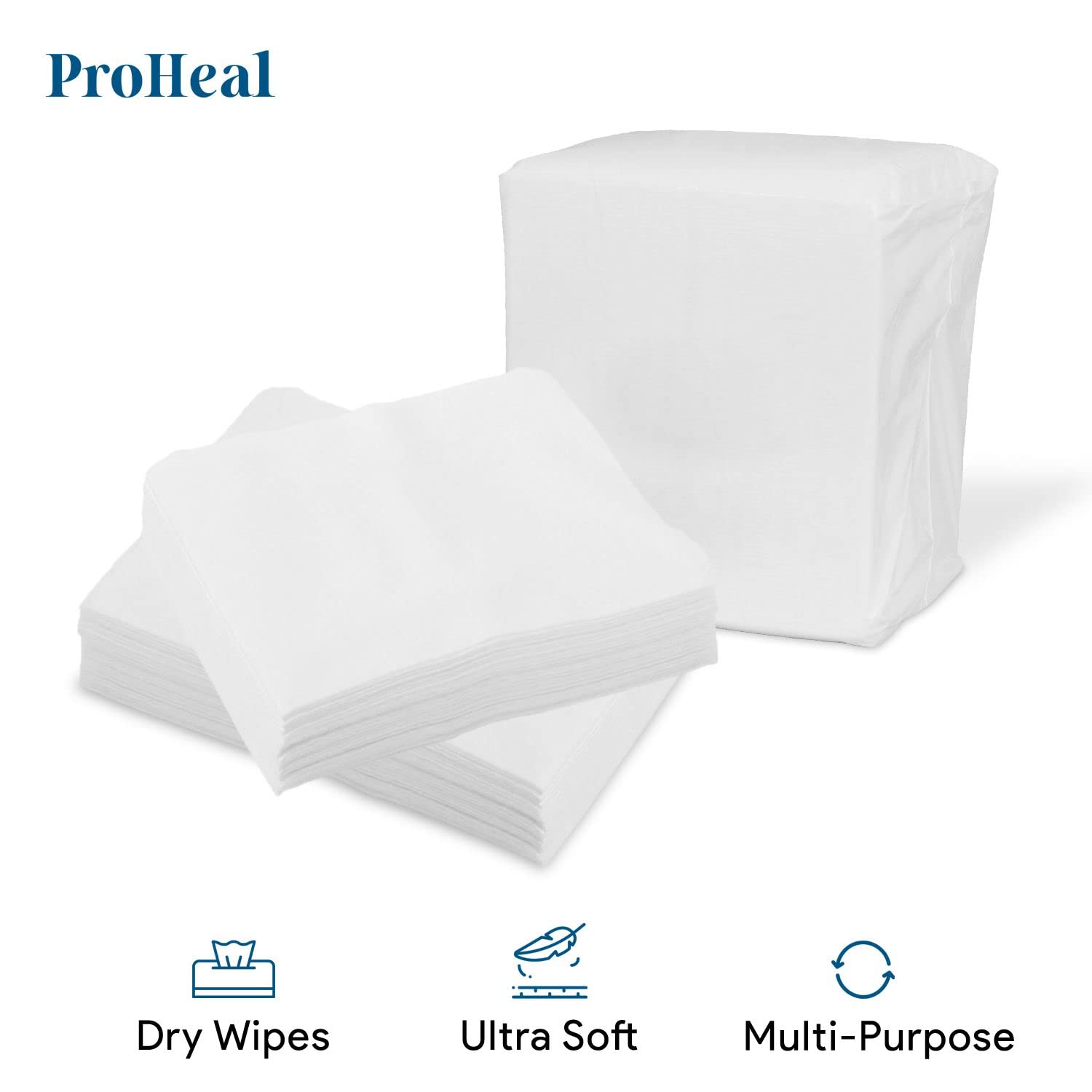 ProHeal wipes great for makeup removal without moisture