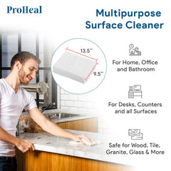 ProHeal dry wipes for adult incontinence cleaning with gentle, sanitary care