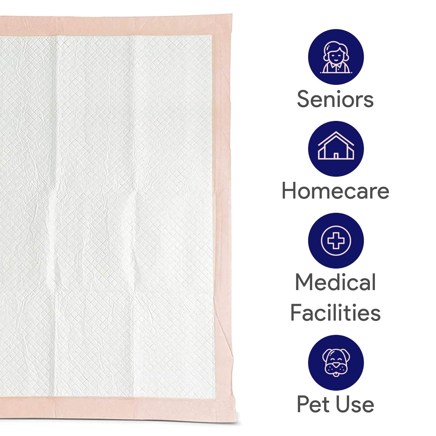 ProHeal latex-free underpad is skin-friendly and gentle