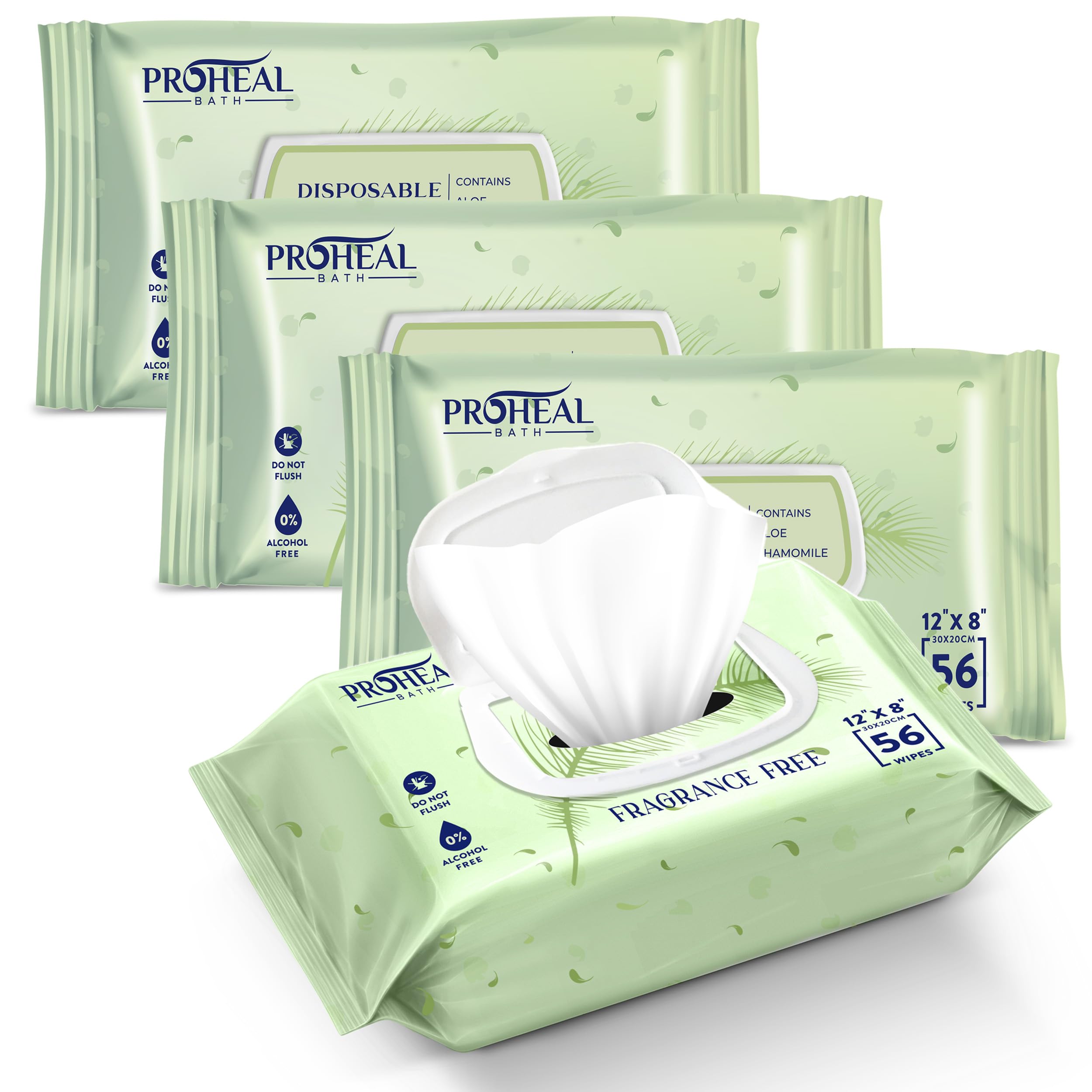 ProHeal X Large Wet Wipes in use for elderly daily care scenario