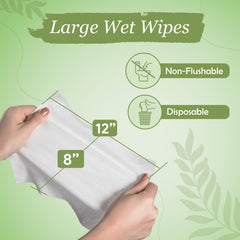ProHeal X Large Wet Wipes unfolded sheet ready for quick cleanups