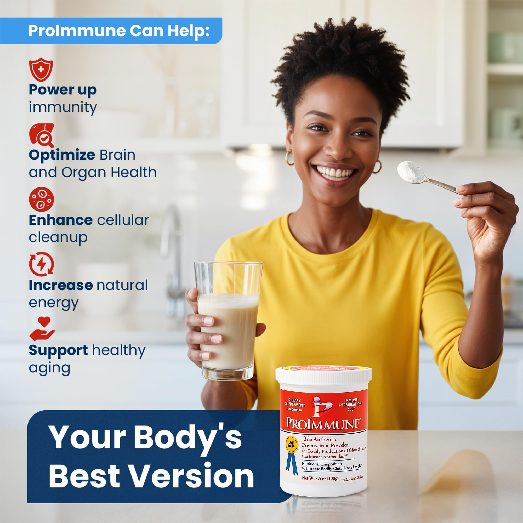 Morning coffee routine with powder mix for a keto friendly boost.