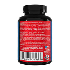 ProLab caffeine tablets tablet close-up highlighting sugar-free formula
