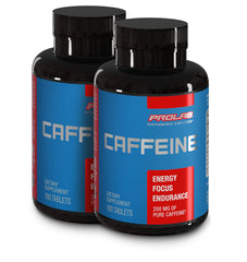 ProLab Caffeine Tablets bottle front view for quick energy