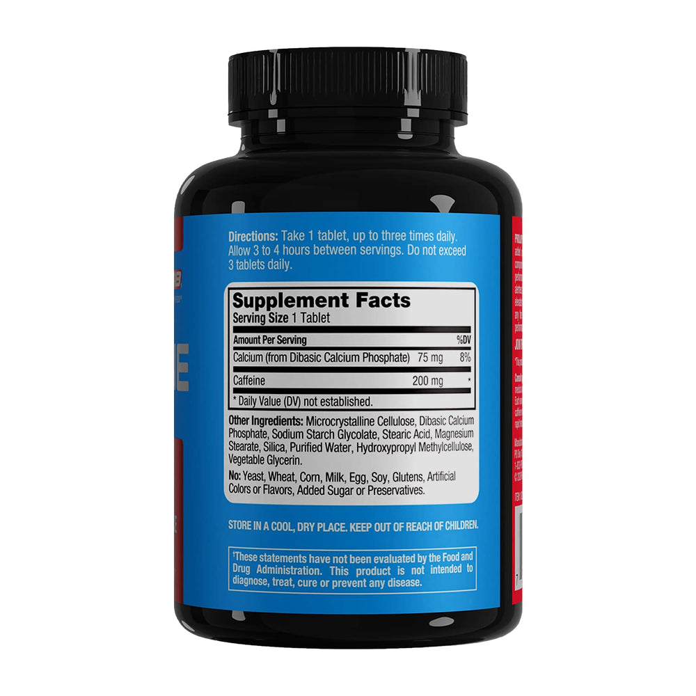 ProLab label detail highlighting sugar-free composition for energy support.