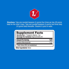 ProLab Creatine Monohydrate dissolving in glass highlights easy mixing