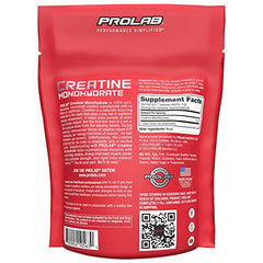ProLab Creatine Monohydrate scoop demonstrates precise 5 g serving for consistency