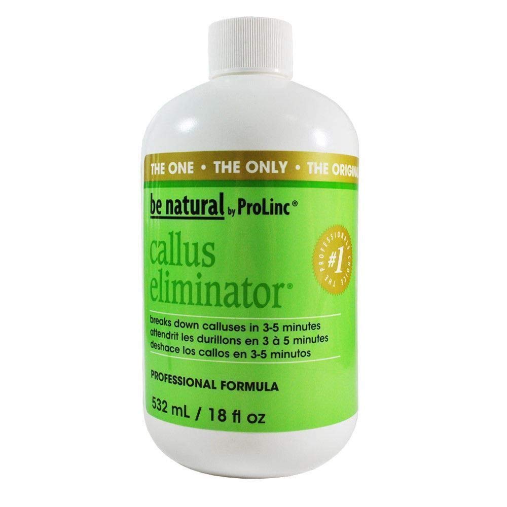 ProLinc Callus Eliminator bottle pour enabling quick, gentle callus removal