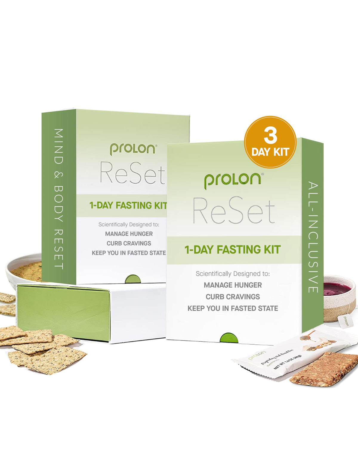 Prolon 3-day reset green pea chives soup for steady energy during fasting.