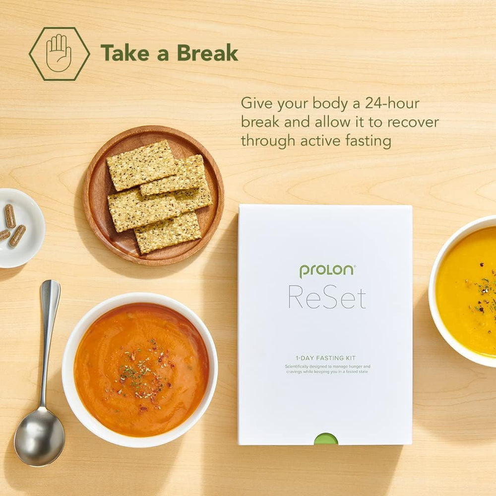 Prolon 3-day reset olives snack provides savory crunch during fast.