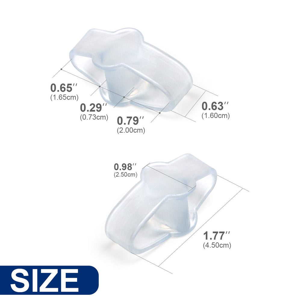 Promifun Gel Toe Corrector comes in a 10-piece pack for family use.