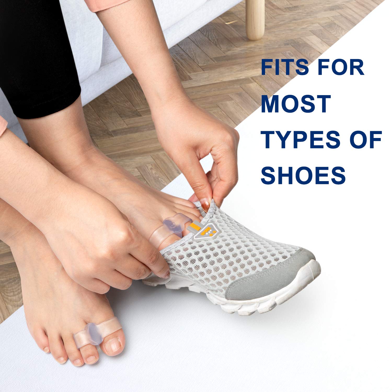 Promifun Gel Toe Corrector washable and reusable for long-term use.