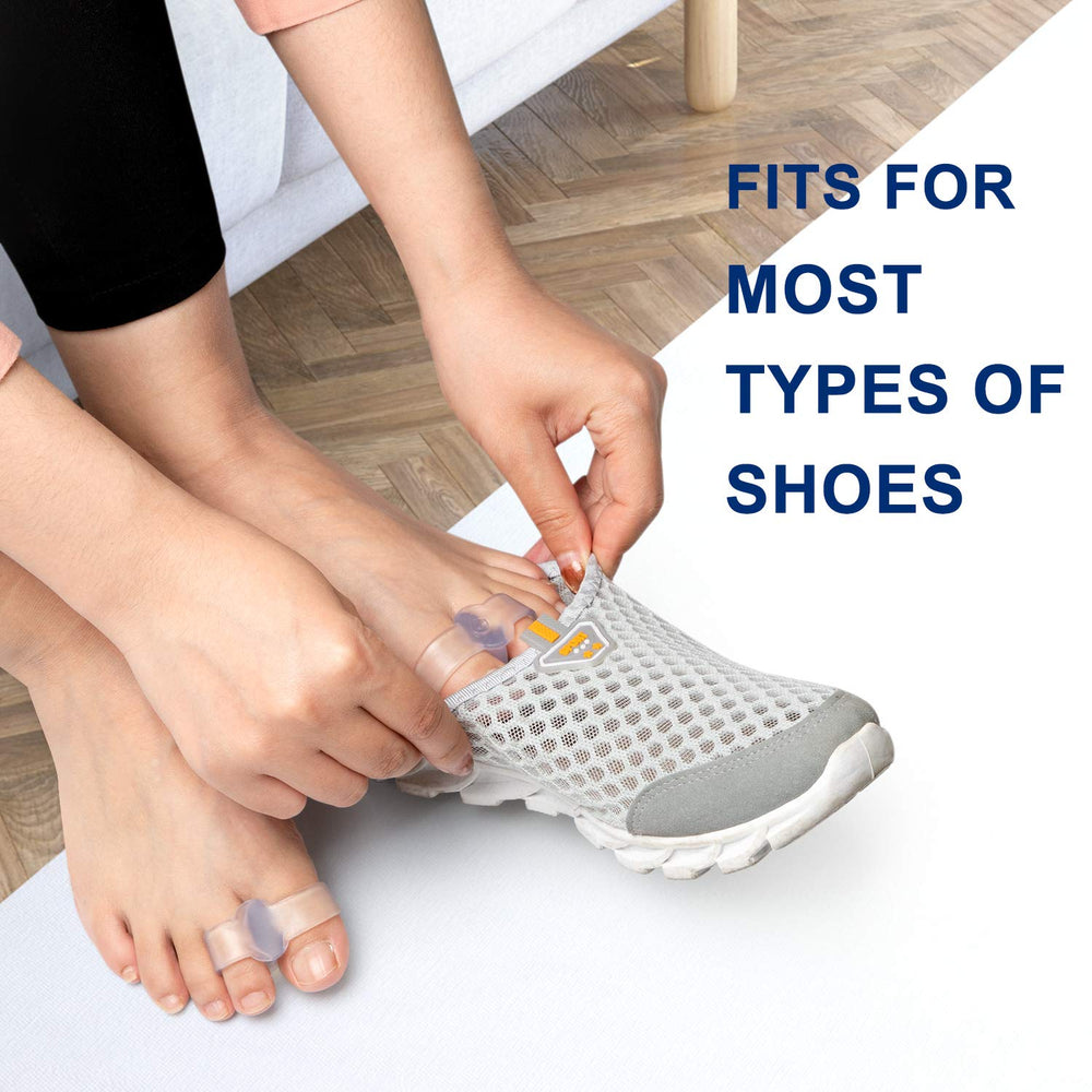 Promifun Gel Toe Corrector washable and reusable for long-term use.