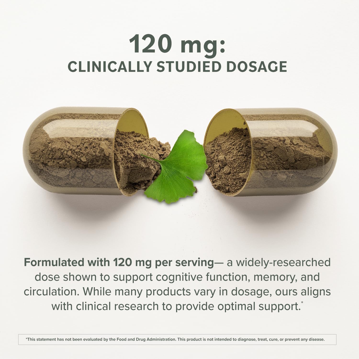 Prominent Nutrition Ginkgo Biloba capsules arranged on a table for daily use.