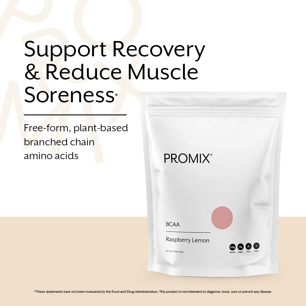 Promix BCAAs sugar-free label communicates Keto-friendly, guilt-free formula.