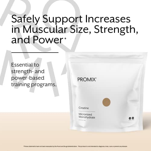 ProMix Nutrition Creatine Monohydrate scoop ready to mix for strength-focused training sessions