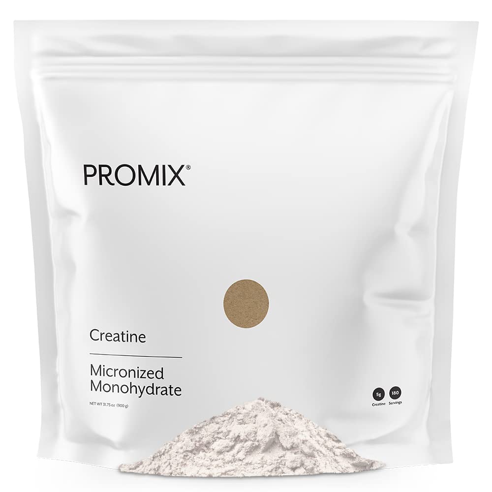 ProMix Nutrition Creatine Monohydrate bottle shows unflavored formula for clean workouts