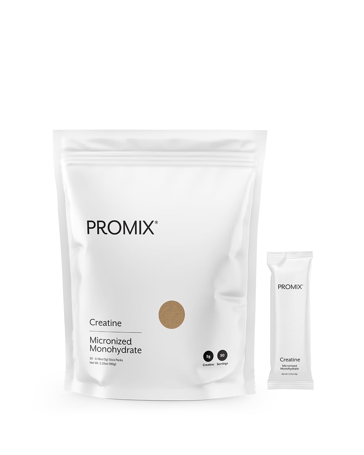 Promix Nutrition creatine travel pack 5g serve for on-the-go workouts