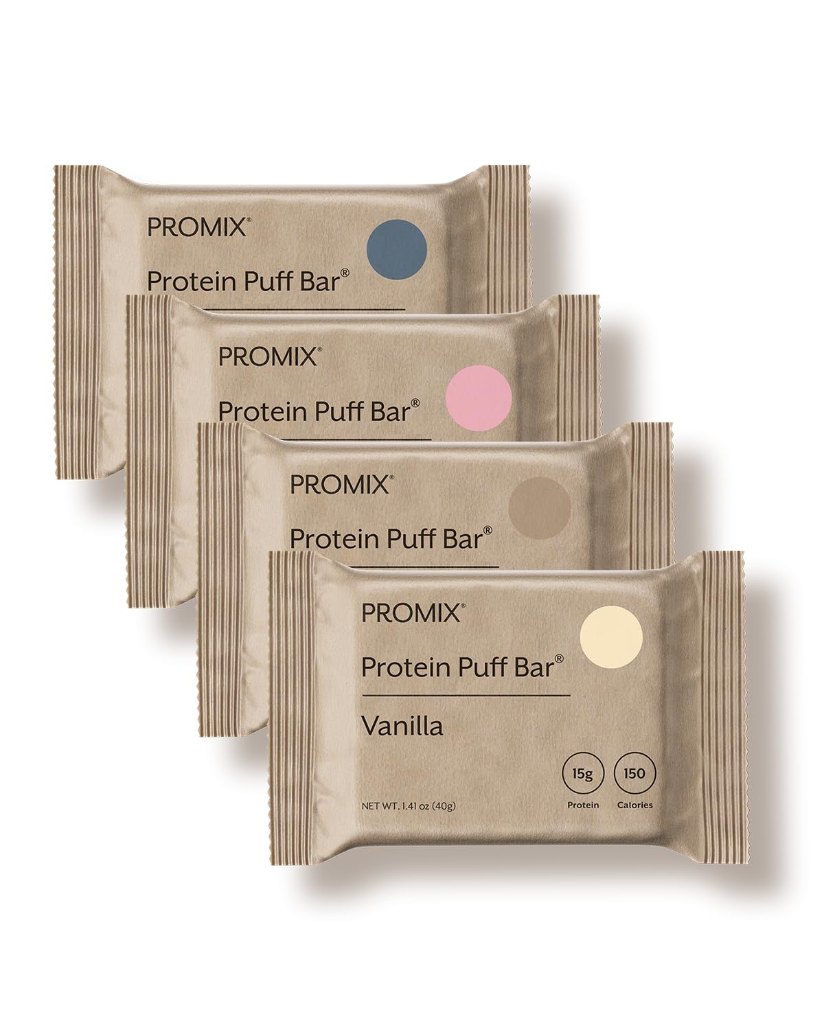ProMix Nutrition Protein Puff Bars variety pack on-the-go snack