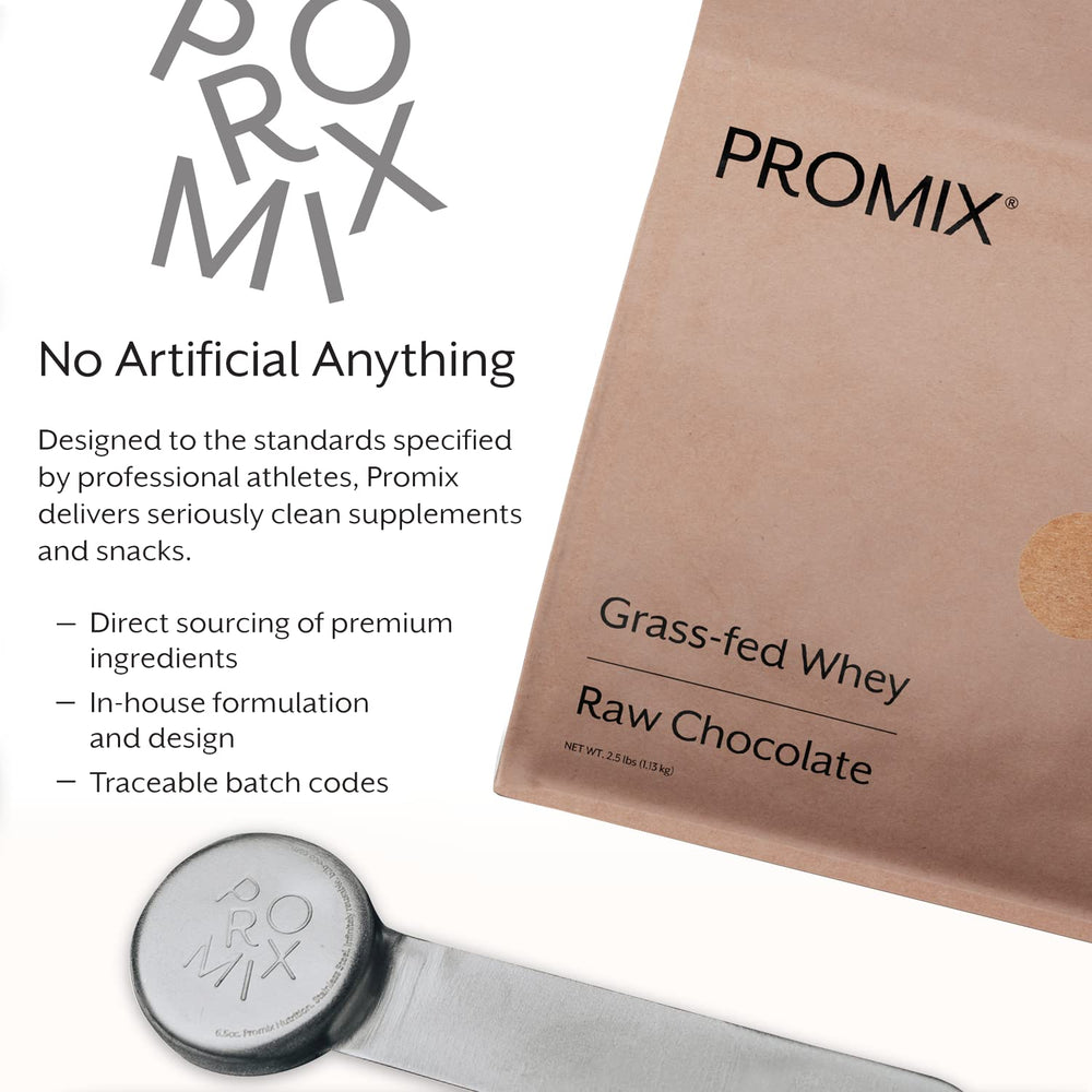 Promix baking-ready whey powder mixed into batter for healthy snack ideas