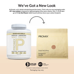 Promix Nutrition vanilla whey protein shake demonstrates smooth mixability for shakes
