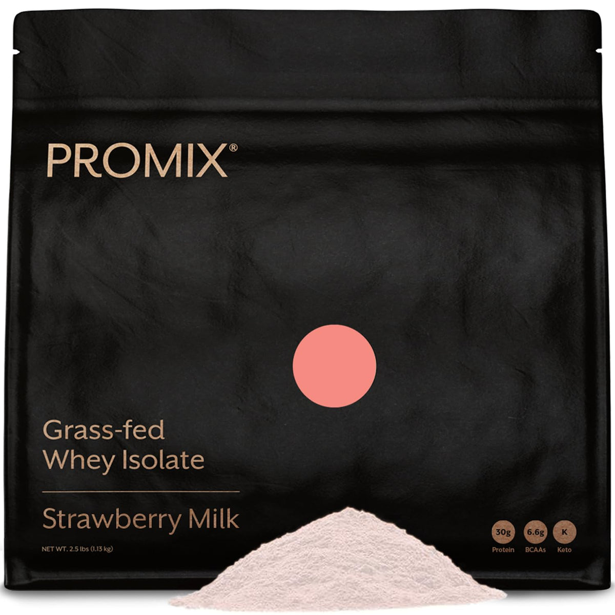 Promix Whey Isolate grass-fed bottle highlighting post-workout protein fuel.