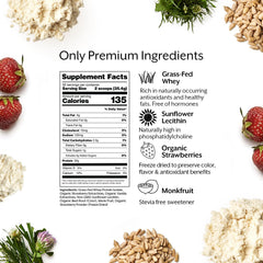Promix Whey Isolate label container emphasizing gluten-free and keto-friendly formula.