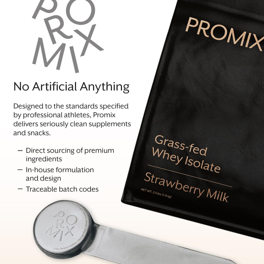 Promix Whey Isolate packaging ready for gym bag and travel.