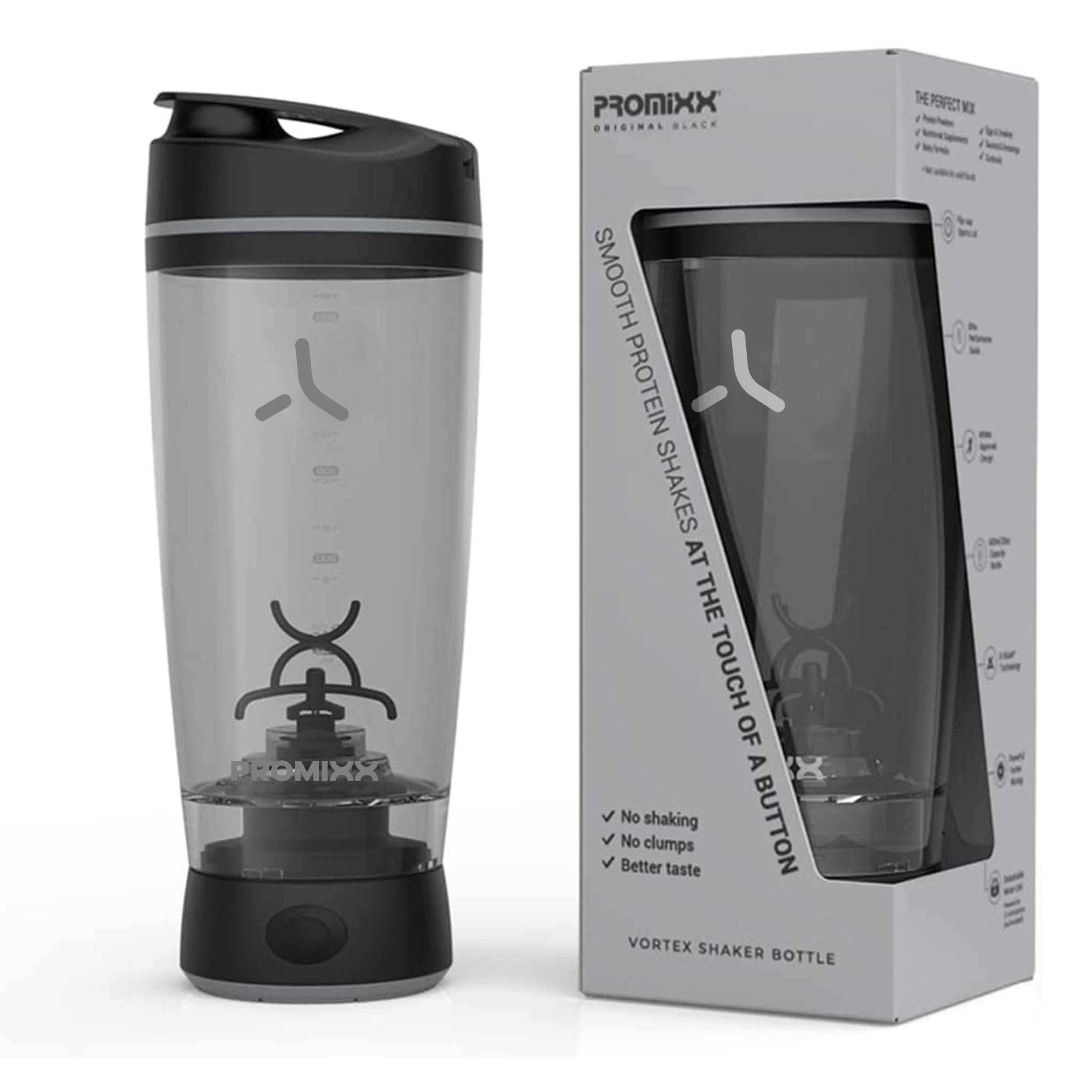 Promixx Original BPA-free shaker bottle safe and odor-free