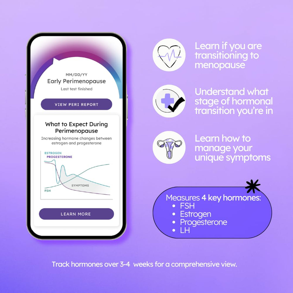 Proov Empower home testing process with step-by-step setup image.