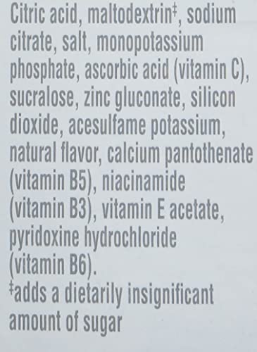 Propel Immune Support Powder ingredient panel emphasizing clean ingredients and mixability