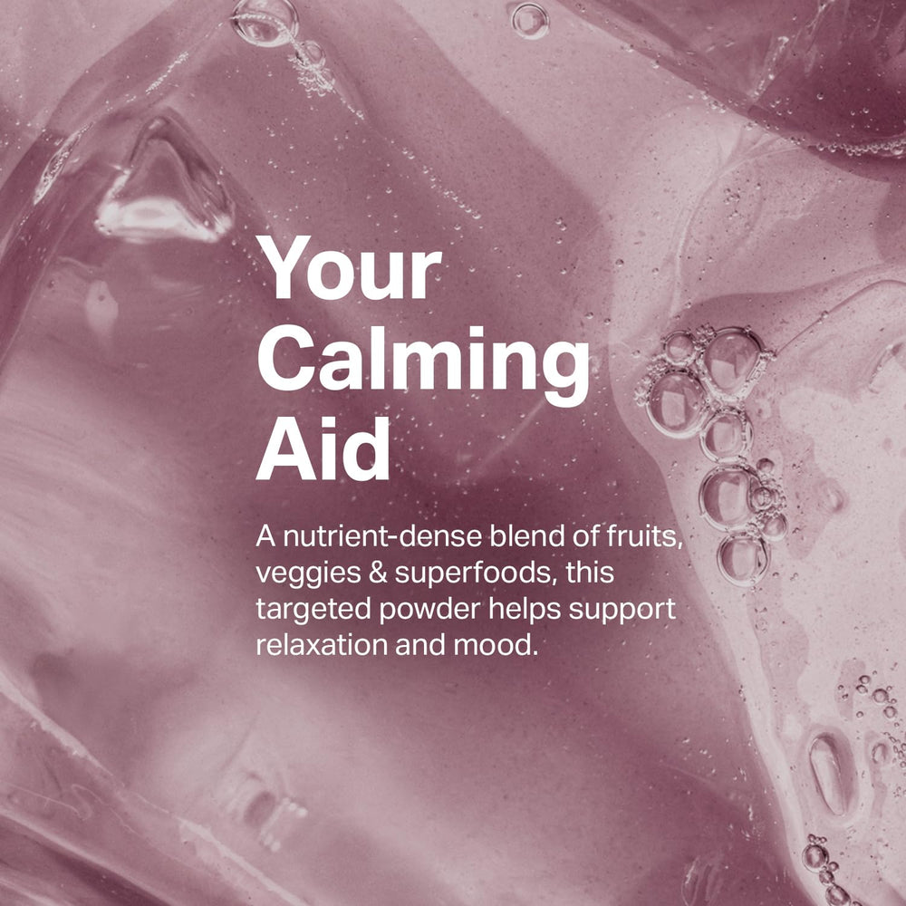 Proper Lavenders Calming Aid packaging box showcasing gluten-free, non-GMO wellness powder.