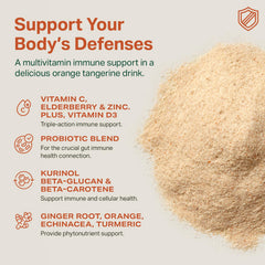 Proper Orange Tangerine ginger echinacea beta-glucan sachets emphasize herbal support