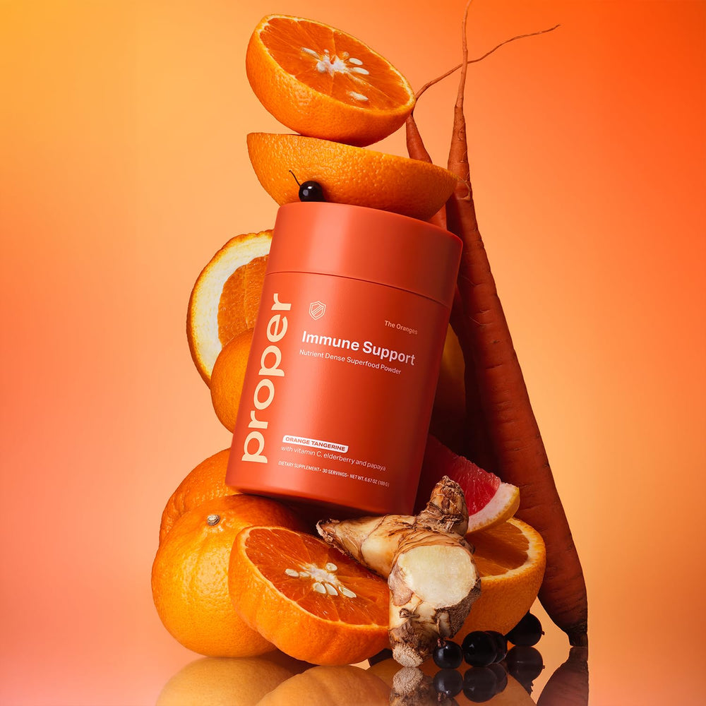 Proper The Oranges 30-serving tub demonstrates economy and freshness.