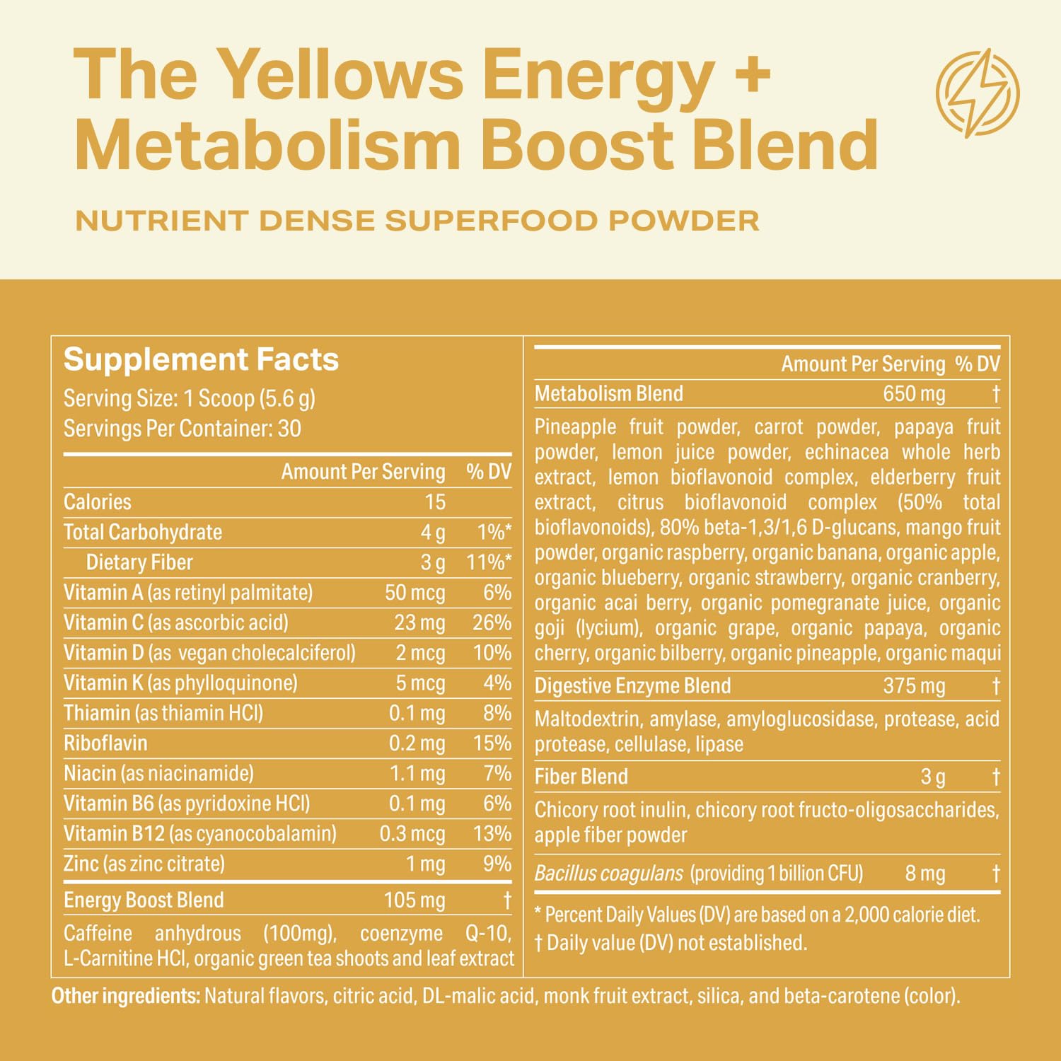 Proper Yellows 30-serving package ready for daily use