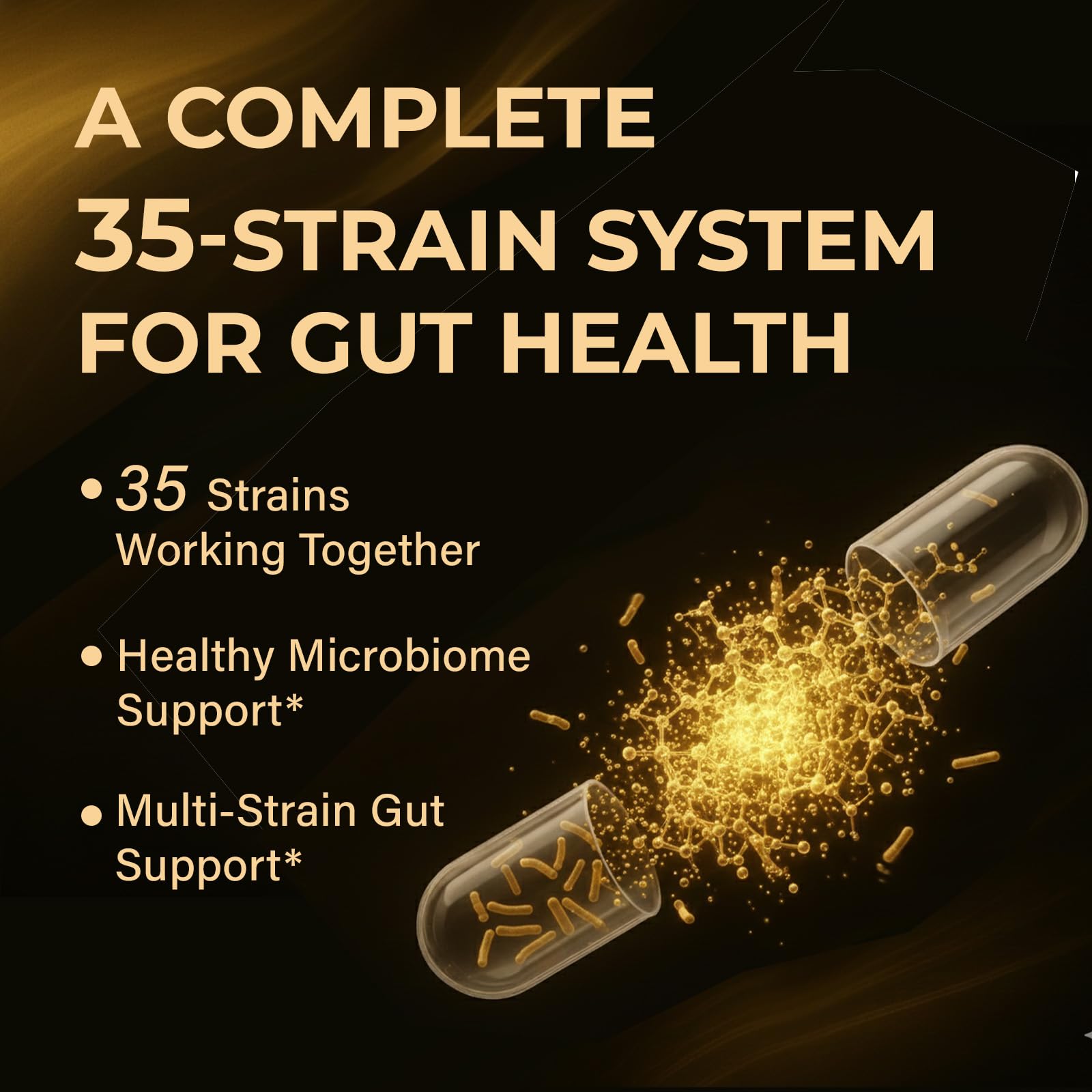 Proriginal label highlights 35 strains and prebiotics for gut support